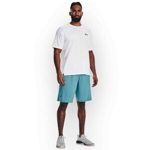 NWT Under Armour Men’s Raid 2.0 Gym Shorts - Glacier Blue/Black - Small 662S